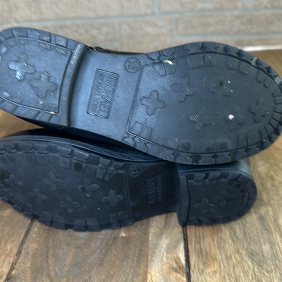 MICHAEL/Michael Kors Marcella Little Girls Black Silver Sequin Zip Lace Boot/13 - Picture 14 of 16